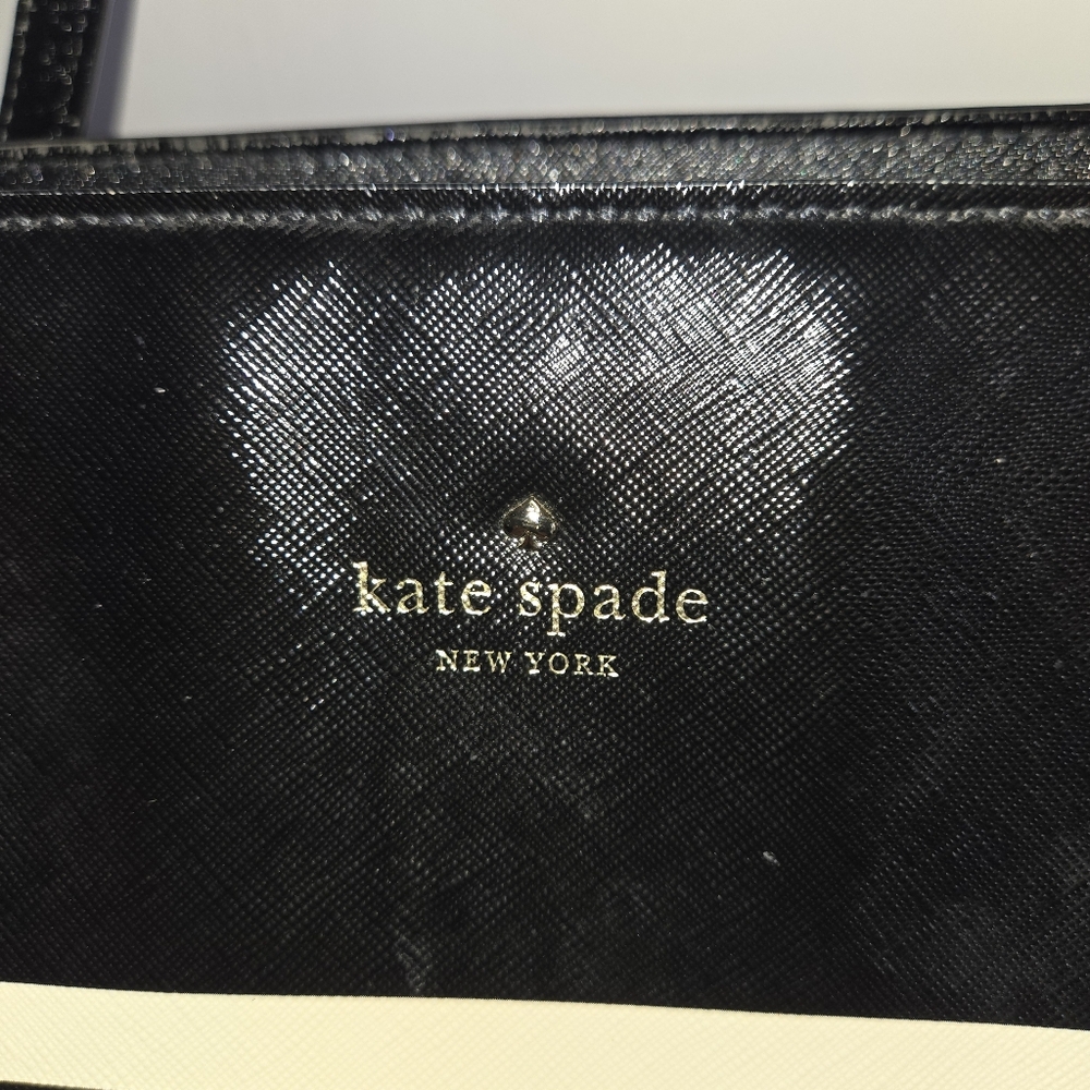 Kate Spade Black and Cream Striped Tote Bag - Picture 4 of 16